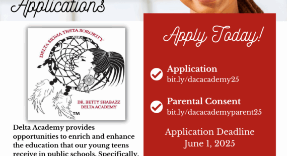 Delta Academy Application (due June 1)