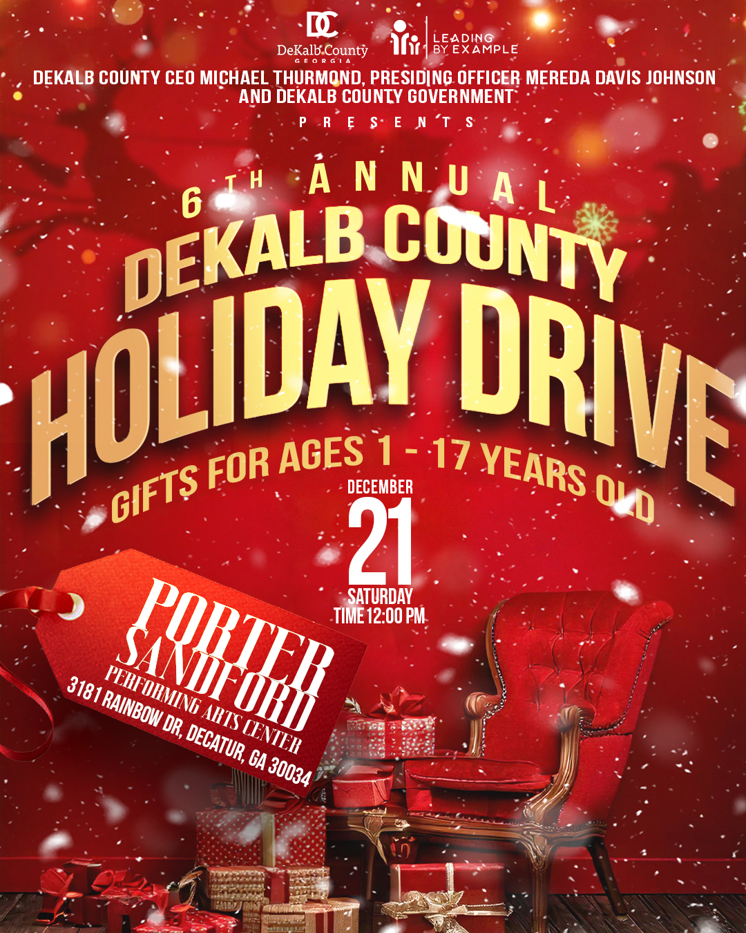 Holiday Drive Flyer